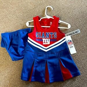 NFL New York Giants Baby Cheerleader Dress 12M